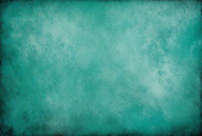 The primary subject of the image is a large, blue wall. The setting is a room with a blue-green color scheme. The visual style is a painting, with a textured and slightly rough appearance. The dominant colors are blue and green, creating a calm and serene atmosphere.