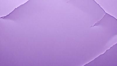 The primary subject of the image is a large sheet of purple paper. The setting is a white background, and the visual style is a close-up of the purple paper. The colors and mood of the image are predominantly purple, creating a calm and serene atmosphere.