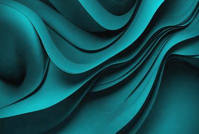 The primary subject of the image is a blue, swirling, and flowing pattern. The setting is a blue background, which complements the blue pattern. The visual style is a digital art or illustration, creating a dynamic and vibrant atmosphere. The dominant colors are blue, with various shades and tones, which contribute to a calming and soothing mood.