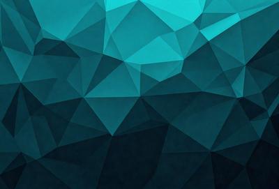 The primary subject of the image is a blue and white geometric pattern. The setting is a dark blue background, which contrasts with the white geometric shapes. The visual style is a digital art or illustration, as the pattern is created using geometric shapes. The dominant colors are blue and white, giving the image a calm and soothing atmosphere.