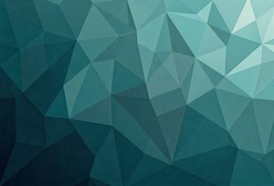 The primary subject of the image is a geometric pattern, featuring a blue background with a mix of triangles and squares. The setting is a dark blue background, which contrasts with the geometric pattern. The visual style is a combination of digital art and illustration, creating a unique and intricate design. The dominant colors are blue and black, giving the image a calm and sophisticated mood.