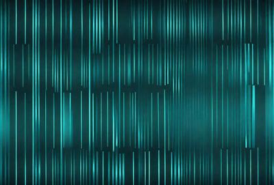 The primary subject of the image is a pattern of blue and green stripes. The setting is a blue and green background, which creates a visually appealing and cohesive design. The visual style of the image is a digital art or illustration, as it is a well-crafted and detailed pattern. The colors and mood of the image are predominantly blue and green, giving it a calm and soothing atmosphere.