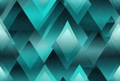 The primary subject of the image is a blue and white geometric pattern. The setting is a blue and white background, which creates a visually appealing contrast with the pattern. The visual style is a combination of digital art and illustration, as the pattern is intricately designed and well-defined. The dominant colors are blue and white, giving the image a calm and soothing atmosphere.