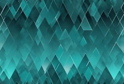 The primary subject of the image is a blue and green patterned wallpaper. The setting is a room with a blue and green color scheme. The visual style is a digital art or illustration, creating a unique and vibrant atmosphere. The dominant colors are blue and green, with a few other colors present in the pattern.