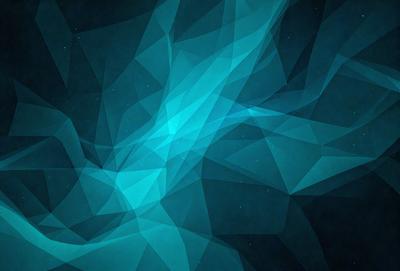 The primary subject of the image is a blue and white geometric pattern. The setting is a dark blue background, which contrasts with the bright blue and white pattern. The visual style is a digital art or illustration, creating a unique and eye-catching design. The colors and mood of the image are predominantly blue and white, giving it a calm and serene atmosphere.
