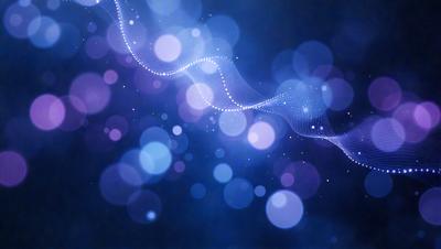 The primary subject of the image is a blue background with a purple hue. The setting is a dark, starry night with a purple and blue color scheme. The visual style is a digital art or illustration, creating a unique and artistic atmosphere. The colors and mood convey a sense of tranquility and beauty, as the purple and blue hues create a serene and calming environment.