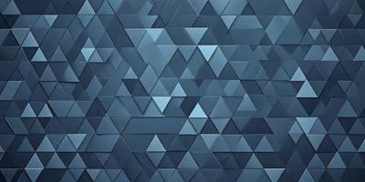 The primary subject of the image is a blue wall with a pattern of triangles. The setting is a room with a blue wall, and the visual style is a patterned wall. The dominant colors are blue and grey, creating a calm and soothing atmosphere.
