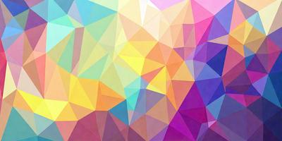 The primary subject of the image is a colorful geometric pattern, featuring a mix of yellow, blue, and orange colors. The setting is a wall, and the visual style appears to be a combination of digital art and illustration. The dominant colors and overall atmosphere of the image are vibrant, lively, and energetic.