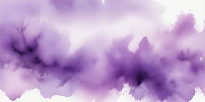 The primary subject of the image is a purple cloud, which is the main focus of the scene. The setting is a cloudy sky, and the visual style appears to be a painting or a digital artwork. The dominant colors in the image are purple and various shades of purple, creating a moody and atmospheric mood.