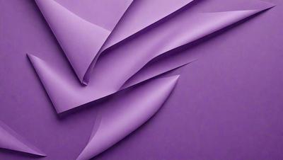 The primary subject of the image is a purple sheet of fabric, which is the main object, scene, or focus of the image. The setting is a purple wall, and the visual style is a photo. The colors and mood of the image are predominantly purple, creating a calm and serene atmosphere.