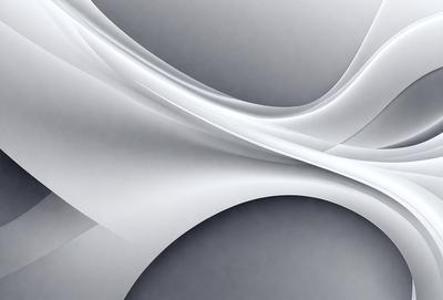 The primary subject of the image is a white, curved surface that appears to be a part of a larger, abstract design. The setting is a gray background, which contrasts with the white surface. The visual style is a combination of digital art and illustration, creating a unique and intriguing pattern. The colors and mood of the image are predominantly white and gray, giving it a clean and minimalist appearance.