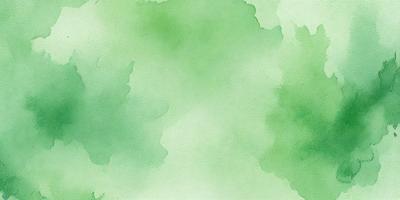 The primary subject of the image is a green background with a watercolor-like appearance. The setting is a large, open space with a watercolor-like texture. The visual style is a watercolor painting, giving the image a unique and artistic feel. The dominant colors are green, with some variations in shades and tones. The overall atmosphere is serene and calming, as the green background creates a sense of tranquility and harmony with nature.