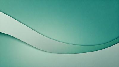 The primary subject of the image is a white, curved line on a green background. The setting appears to be a wall or a piece of paper, and the visual style is a simple, clean line drawing. The colors and mood of the image are predominantly green and white, creating a calm and serene atmosphere.