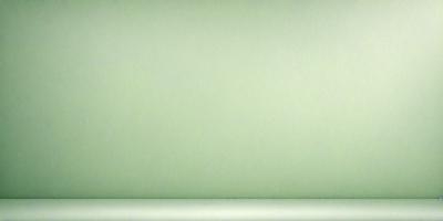 The primary subject of the image is a green wall. The setting is a plain, empty room with a green wall. The visual style is a photo, and the colors and mood are predominantly green, creating a calm and serene atmosphere.