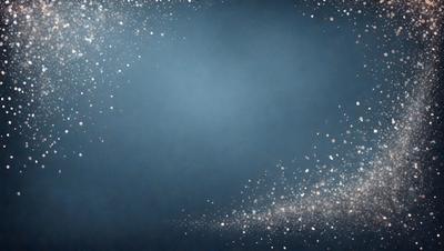 The primary subject of the image is a blue background with a white star pattern. The setting is a dark, starry night, and the visual style is a digital art or illustration. The colors are predominantly blue and white, creating a calm and serene atmosphere.
