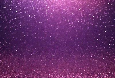 The primary subject of the image is a purple background with a pattern of white stars. The setting is a space-like environment, and the visual style appears to be a combination of a photo and digital art. The dominant colors are purple and white, creating a calm and serene atmosphere.
