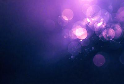 The primary subject of the image is a purple background with a blue sky. The setting is a dark, starry night with a purple hue. The visual style is a digital art or illustration, creating a unique and artistic atmosphere. The colors and mood are predominantly purple and blue, giving the image a serene and dreamy quality.