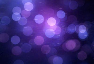 The primary subject of the image is a purple background with a pattern of bright, colorful lights. The setting appears to be a dark room, and the visual style is a combination of a photo and digital art. The colors and mood of the image are vibrant and energetic, with the purple background and the bright lights creating a lively atmosphere.