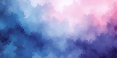 The primary subject of the image is a blue and purple cloudy sky. The setting is a cloudy sky with a pink and blue gradient, creating a visually appealing and artistic backdrop. The visual style of the image is a combination of digital art and illustration, with the cloudy sky being depicted in a unique and creative manner. The colors and mood of the image are predominantly blue and purple, with a hint of pink, giving the scene a serene and calming atmosphere.