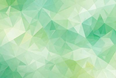 The primary subject of the image is a green and white geometric pattern. The setting is a green background, and the visual style is a digital art or illustration. The dominant colors are green and white, creating a calm and soothing atmosphere.