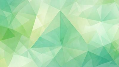 The primary subject of the image is a green geometric pattern, which is the main focus of the image. The setting is a green background, and the visual style is a digital art or illustration. The dominant colors are green and white, creating a calm and soothing atmosphere.