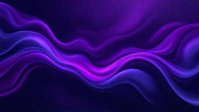 Purple Wave: The primary subject of the image is a purple wave, which is the main focus of the scene. The wave is depicted in a purple hue, giving it a unique and striking appearance. The setting is a dark background, which contrasts with the vibrant purple wave. The visual style of the image is a combination of digital art and illustration, creating a visually appealing and artistic representation of the purple wave. The colors and mood of the image are predominantly pur
