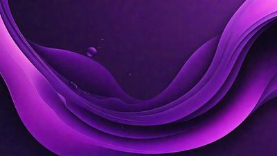 The primary subject of the image is a purple, swirling, and flowing design. The setting is a dark background, which contrasts with the purple design. The visual style is a digital art or illustration, creating a unique and eye-catching pattern. The colors and mood of the image are predominantly purple, giving it a calming and soothing atmosphere.