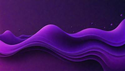 The primary subject of the image is a purple wave, which is the main focus of the scene. The wave is depicted in a digital art style, giving it a unique and visually appealing appearance. The setting is a dark background, which contrasts with the purple wave, creating a striking visual effect. The overall atmosphere of the image is one of beauty and artistic expression.