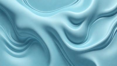 The primary subject of the image is a blue, flowing, and curved surface, which appears to be a piece of art or a design element. The setting is a blue background, which complements the blue surface. The visual style is a combination of digital art and illustration, creating a unique and eye-catching design. The colors and mood of the image are predominantly blue, giving it a calm and soothing atmosphere.
