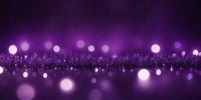 The primary subject of the image is a purple background with a pattern of white lights. The setting appears to be a dark room, and the visual style is a combination of a photo and digital art. The dominant colors are purple and white, creating a moody and atmospheric mood.