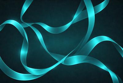 The primary subject of the image is a blue, swirling, and curling pattern. The setting is a dark blue background, which creates a contrasting and dramatic effect. The visual style is a digital art or illustration, as the pattern appears to be digitally created or manipulated. The colors and mood of the image are predominantly dark and moody, with the blue hues adding a sense of depth and intrigue to the overall composition.