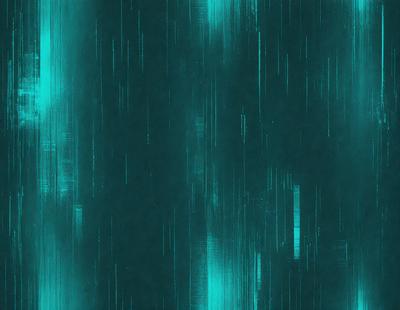 The primary subject of the image is a blue background with a pattern of lines and streaks. The setting appears to be a dark, possibly futuristic environment. The visual style of the image is a combination of digital art and illustration, creating a unique and intriguing pattern. The dominant colors in the image are blue and black, giving it a moody and mysterious atmosphere.