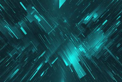 The primary subject of the image is a vibrant, colorful, and abstract design. The setting is a blue background, which complements the colors of the design. The visual style is a combination of digital art and illustration, creating a unique and eye-catching pattern. The dominant colors are blue and green, giving the image a lively and energetic atmosphere.