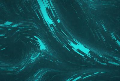 The primary subject of the image is a blue and green swirling pattern, which appears to be a digital art or illustration. The setting is a blue and green background, creating a visually appealing and vibrant atmosphere. The visual style is a combination of digital art and illustration, giving the image a unique and artistic appearance. The colors and mood convey a sense of movement and energy, with the swirling pattern capturing the viewer's attention.