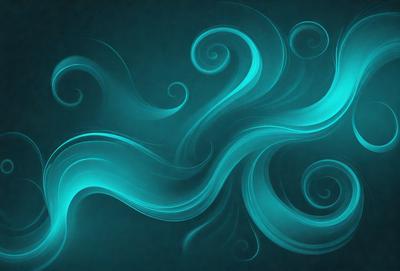 The primary subject of the image is a blue and white swirl pattern. The setting is a dark blue background, which creates a contrasting effect with the swirl pattern. The visual style appears to be a digital art or illustration, as the swirl pattern is intricately detailed and the colors are vibrant. The overall atmosphere of the image is dynamic and visually appealing.
