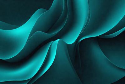 The primary subject of the image is a blue, swirling, and flowing pattern. The setting is a dark blue background, which contrasts with the vibrant blue pattern. The visual style appears to be a digital art or illustration, as the pattern is intricate and detailed. The colors and mood of the image are predominantly blue, creating a sense of calmness and tranquility.