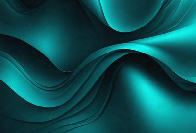 The primary subject of the image is a blue, swirling, and curved design. The setting is a dark blue background, which contrasts with the swirling design. The visual style is a digital art or illustration, as the design appears to be a pattern or texture. The colors and mood of the image are predominantly blue, creating a calm and serene atmosphere.