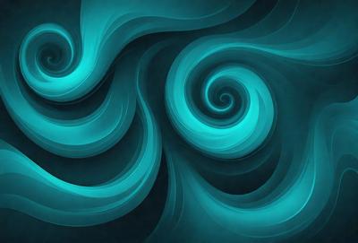 The primary subject of the image is a swirling blue pattern, which appears to be a digital art or illustration. The setting is a dark blue background, creating a contrasting and dramatic effect. The visual style is a combination of digital art and illustration, with the swirling pattern being the main focus. The colors and mood of the image are predominantly blue, creating a sense of depth and intensity.