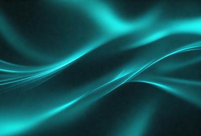 The primary subject of the image is a blue, swirling, and flowing pattern. The setting is a dark background, which contrasts with the vibrant blue color of the pattern. The visual style appears to be a digital art or illustration, as the swirling pattern is created with a computer or digital tool. The dominant colors are blue and black, giving the image a calm and soothing atmosphere.