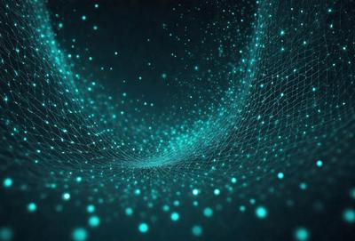 The primary subject of the image is a blue, swirling, and glowing pattern. The setting is a dark background, which contrasts with the bright blue pattern. The visual style appears to be a digital art or illustration, as the pattern is intricate and detailed. The colors and mood of the image are predominantly blue, creating a serene and calming atmosphere.