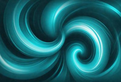 The primary subject of the image is a blue spiral pattern, which is the main object, scene, or focus of the image. The setting or background features a blue and white swirl, creating a visually appealing and dynamic scene. The visual style of the image is a digital art or illustration, as it is a well-crafted and detailed design. The dominant colors in the image are blue and white, giving it a calming and soothing atmosphere.