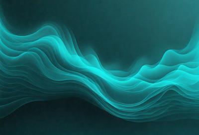 The primary subject of the image is a blue wave or ripple pattern. The setting is a dark blue background, which creates a contrasting effect with the blue wave. The visual style appears to be a digital art or illustration, as the wave is depicted in a detailed and artistic manner. The dominant colors in the image are blue, creating a calm and serene atmosphere.