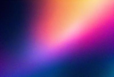 The primary subject of the image is a vibrant, colorful, and abstract background featuring a rainbow-colored gradient. The setting is a dark background, which contrasts with the bright colors of the gradient. The visual style is a combination of digital art and illustration, creating a unique and eye-catching design. The dominant colors are a mix of pink, blue, and purple, giving the image a warm and inviting atmosphere.