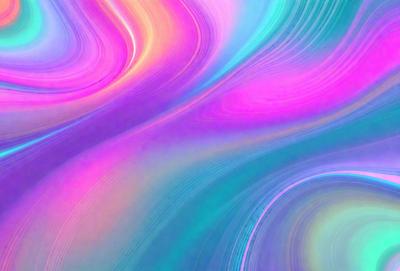 The primary subject of the image is a colorful, swirling pattern that resembles a kaleidoscope. The setting is a purple background, which adds to the vibrant and lively atmosphere of the scene. The visual style is a combination of digital art and illustration, creating a dynamic and eye-catching design. The dominant colors are purple, pink, and blue, which contribute to the overall mood of the image, evoking a sense of playfulness and creativity.