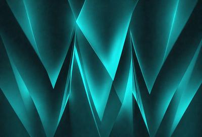 The primary subject of the image is a blue and white patterned wall. The setting is a room with a blue and white patterned wall, which serves as the background. The visual style is a digital art or illustration, as the wall appears to be a digital design. The dominant colors are blue and white, creating a calm and soothing atmosphere.