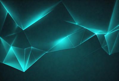 The primary subject of the image is a blue and white geometric pattern. The setting is a dark blue background, which creates a contrasting effect with the pattern. The visual style appears to be a digital art or illustration, as the pattern is intricate and detailed. The dominant colors are blue and white, giving the image a calm and soothing atmosphere.