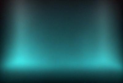 The primary subject of the image is a blue background with a foggy, hazy appearance. The setting is a dark, empty space, and the visual style is a combination of a photo and digital art. The dominant colors are blue and purple, creating a moody and atmospheric mood.