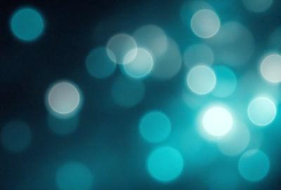 The primary subject of the image is a blue background with a pattern of bright, white, and blue lights. The setting appears to be a dark room, and the visual style is a combination of digital art and illustration. The dominant colors in the image are blue and white, creating a calm and serene atmosphere.