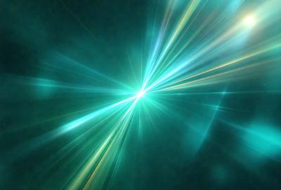 The primary subject of the image is a bright green light, which appears to be a neon light or a light source with a green hue. The setting is a dark background, which contrasts with the bright green light. The visual style of the image is a close-up of the green light, emphasizing its vibrant color. The colors and mood of the image are predominantly green, creating a lively and energetic atmosphere.