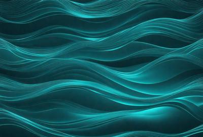 The primary subject of the image is a blue and green wave pattern, which is the main object, scene, or focus of the image. The setting or background is a blue and green ocean, which is visible. The visual style of the image is a digital art or illustration, as it is a computer-generated or digitally created pattern. The dominant colors and overall atmosphere of the image are blue and green, creating a calming and serene mood.